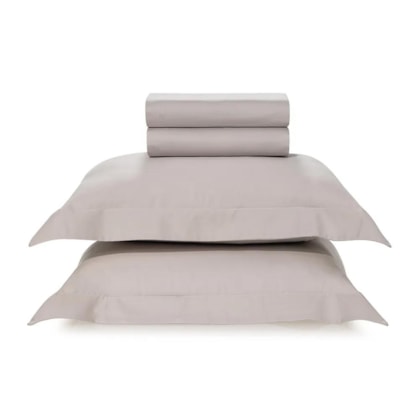 Jogo De Cama Bossa Prata King Cinza Karsten 290x260cm