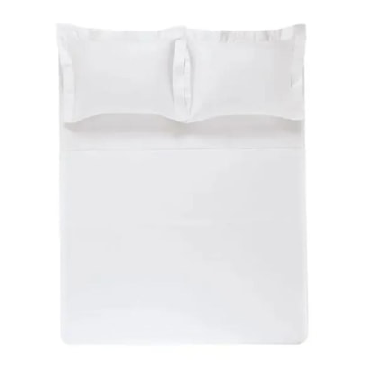 Jogo De Cama Bossa Queen Branco 300 Fios Karsten 240x260cm