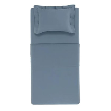 Jogo De Cama Bossa Solteiro Indigo 300 Fios Karsten 180x260cm