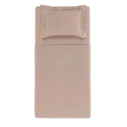 Jogo De Cama Bossa Solteiro Nude 300 Fios Karsten 180x260cm