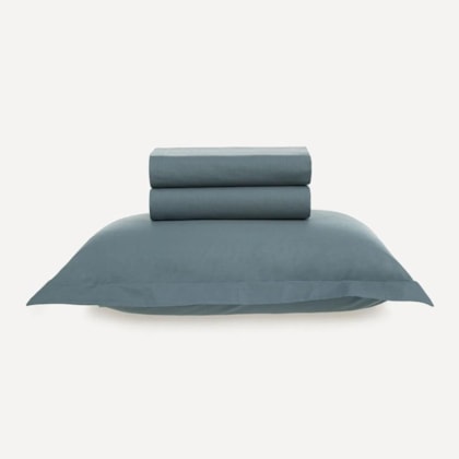 Jogo De Cama  Casal Azul Karsten 220x250cm