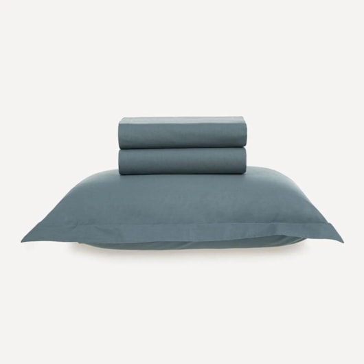 Jogo De Cama  Casal Azul Karsten 220x250cm - Imagem principal - a1247c5c-4512-4535-a88d-d43b3903a6d1