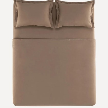 Jogo De Cama Mascavo King Karsten 290x250cm