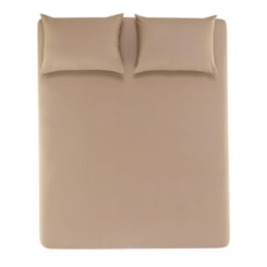 Jogo De Cama Matiza Casal Caramelo 160 fios Karsten 138x188x30cm