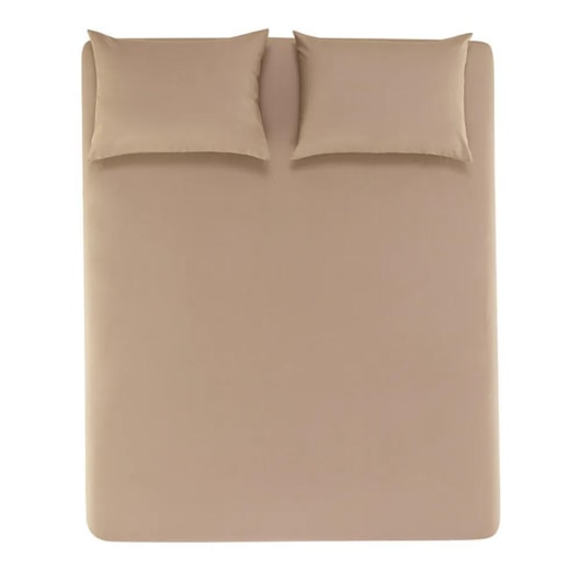 Jogo De Cama Matiza Casal Caramelo 160 fios Karsten 138x188x30cm - Imagem principal - 6a4a370d-7f95-4134-a5ed-46bb15a07813