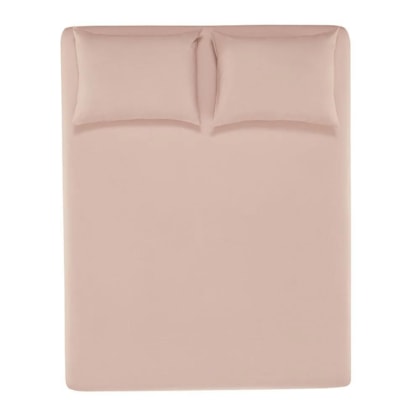 Jogo De Cama Matiza Casal Rosa Giz 160 fios Karsten 138x188x30cm