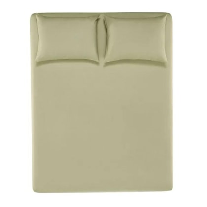 Jogo De Cama Matiza Casal Verde Cha 160 fios Karsten 138x188x30cm