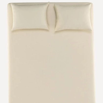 Jogo De Cama Matiza Glace Bege Casal Karsten 138x188x30cm