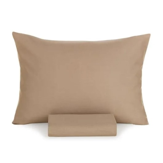 Jogo De Cama Matiza King Caramelo 160 fios Karsten 193x203x35cm - Imagem principal - 9dca2155-7d6f-4584-8ff8-bd29551d1345