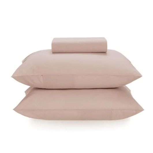 Jogo De Cama Matiza King Rosa Giz Karsten 193x203x35cm - Imagem principal - b0484356-8f92-4314-9be1-08f765523f6e