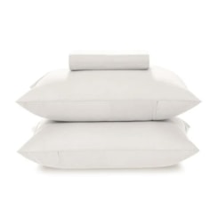 Jogo De Cama Matiza Queen Branco 160 fios Karsten 158x198x30cm