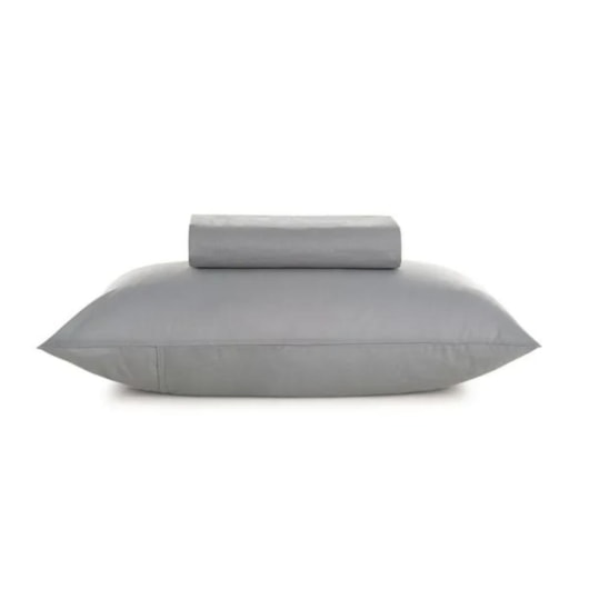 Jogo De Cama Matiza Solteiro Cinza Lunar Karsten 100x200x30cm - Imagem principal - 21f335c7-25ae-4ff4-9afe-e8745e69a36f