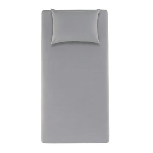 Jogo De Cama Matiza Solteiro Cinza Lunar Karsten 100x200x30cm - Imagem principal - 6085949c-f887-4eb0-850d-75f626bf5dd6