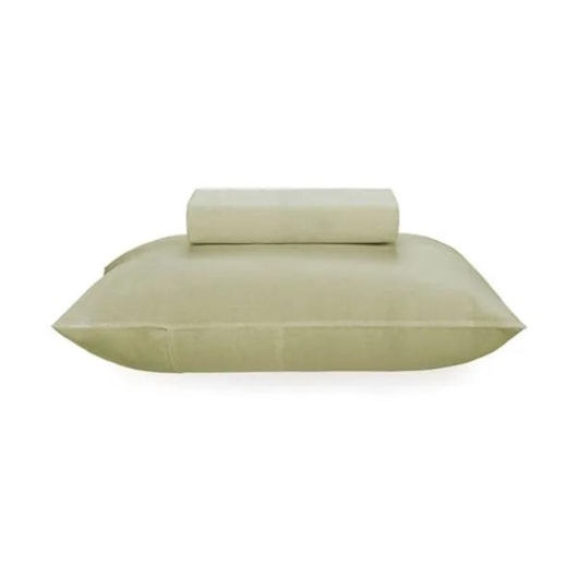 Jogo De Cama Matiza Solteiro Verde Cha Karsten 100x200x30cm - Imagem principal - dc20117a-90d4-4270-a4b2-22837947a4d0