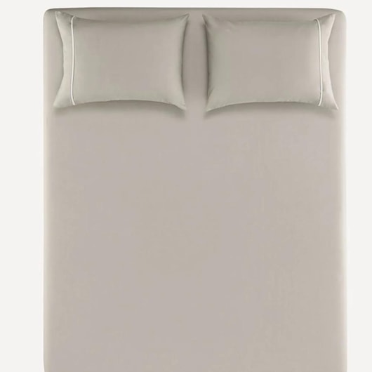 Jogo De Cama Noah Prata/Branco Casal Karsten 138X188X30cm - Imagem principal - ca316d62-6d64-48c5-ace9-8c375aab64f8