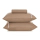 Jogo De Cama Noah Queen Caramelo Com Branco Karsten 158x198x30cm - 41fed258-c826-41e1-b2f3-9cf854aa6187