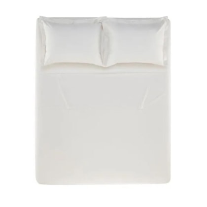 Jogo De Cama Tom Branco Casal Branco 200 Fios Karsten 220x250cm
