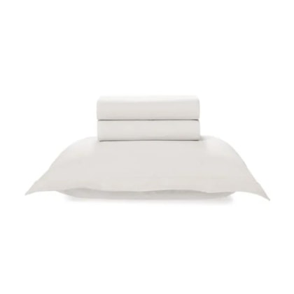 Jogo De Cama Tom Branco Solteiro Branco 200 Fios Karsten 180x250cm