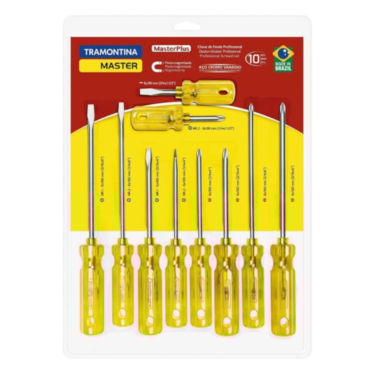 Jogo De Chave De Fendas Master Tramontina - Imagem principal - 5f3a084c-10a5-4fb0-8e64-c8cf418564cd