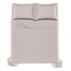 Jogo De Colcha Com Porta Travesseiro Bossa Prata King Cinza 300 Fios Karsten 290x260cm - f7c18c46-050f-490d-9328-4bebf7eeb523