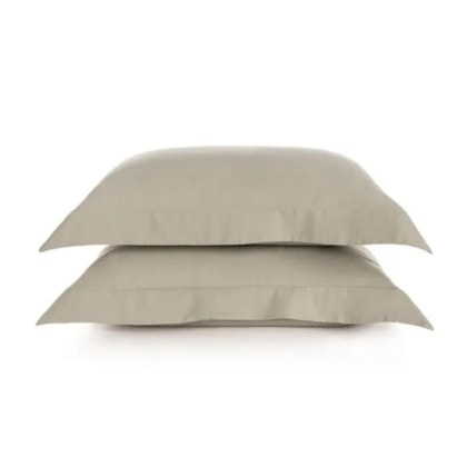 Jogo De Fronha Bossa Areia 300 Fios Karsten 50x90cm