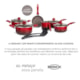 Jogo de Panelas Antiaderente Life Easy 7 Peças Vermelho Brinox - 22ca80c6-b470-4ef0-8012-c0fcddacb913