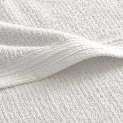 Jogo De Toalha De Banho Com 5 Peças Imperial Branco Karsten 86x150cm