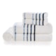Jogo De Toalha De Banho Com 5 Peças Lumina Branco Com Azul Karsten 86x150cm - 59ad6a56-8fc6-479d-842c-28ca93b89f4e