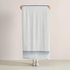 Jogo De Toalha De Banho Com 5 Peças Lumina Branco Karsten 70x140cm