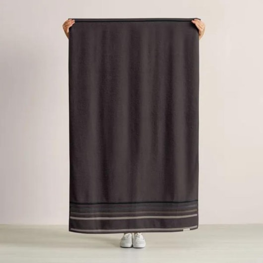 Jogo De Toalha De Banho Com 5 Peças Lumina Carbono Karsten 86x150cm - Imagem principal - 9dbcbca3-004f-46c2-81eb-b6ddb0547937