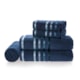 Jogo De Toalha De Banho Com 5 Peças Lumina Naútico Com Azul Karsten 86x150cm - db5b1600-d416-4c90-ac72-647a40072d68