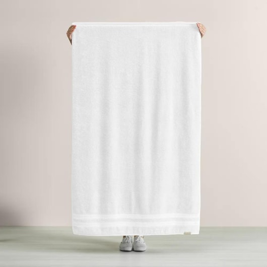 Jogo De Toalha De Banho Com 5 Peças Unika Branco Karsten 86x150cm - Imagem principal - 2ca45f25-7657-4760-84a7-3c89fcb9d077