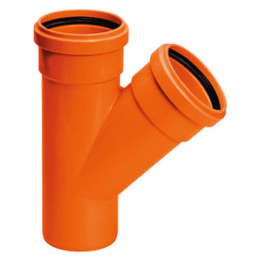 Junção Simples Silentium Para Esgoto Amanco 10cm - Imagem principal - 6b9283b6-f498-4657-9e55-cbe1e78187a4