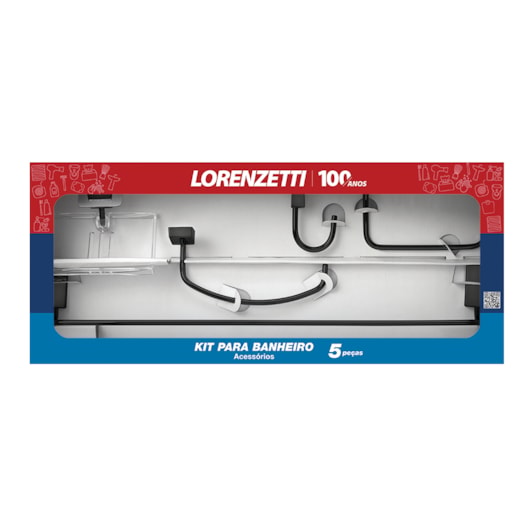 Kit Acessórios 5 Peças Lorenway 2000 B30 Black Lorenzetti - Imagem principal - d2c874d7-b2e5-4a67-a1f9-a054ebb5582b