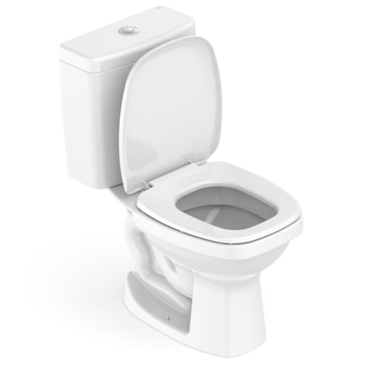 Kit Bacia Com Ecoflush Com Assento Em Polipropileno E Itens De Instalação - Imagem principal - cc877493-b8ae-490d-a98f-8469206796e5