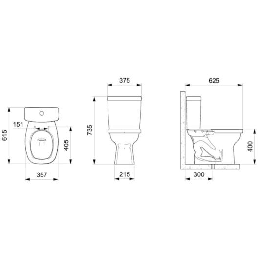 Kit Bacia Com Ecoflush Com Assento Em Polipropileno E Itens De Instalação - Imagem principal - ec5ec852-b851-48d4-a4f6-f10d83c4d525