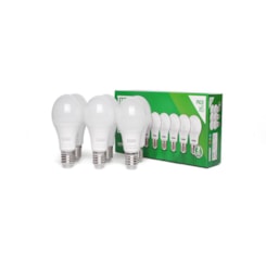 Kit Com 6 Lâmpadas Led Tkl60 6500K 19092 Taschibra 9W