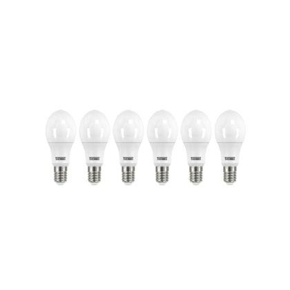 Kit Com 6 Lâmpadas Led Tkl60 6500K 19092 Taschibra 9W