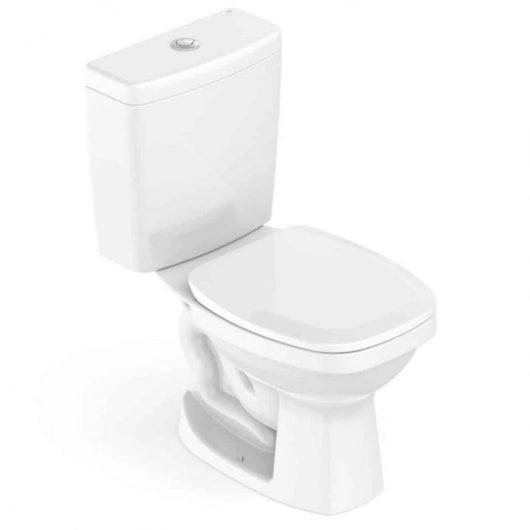 Kit Completo Vaso Sanitário Com Assento PP E Acessórios Com Caixa Acoplada Like Branco Celite - Imagem principal - b70f8794-99bd-437f-a5b2-33e98780da06