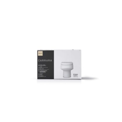 Kit Completo Vaso Sanitário Convencional Assento E Acessórios Carrara Branco Deca