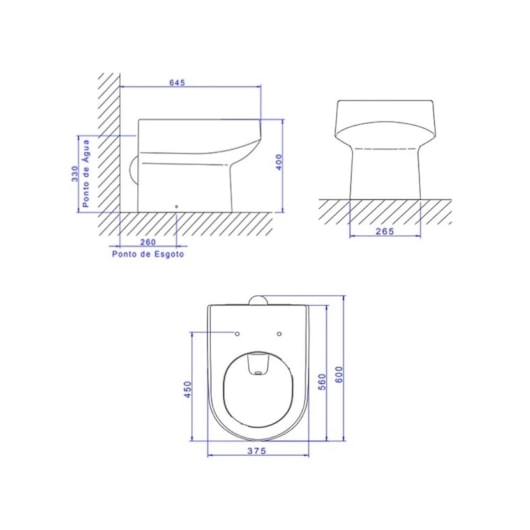 Kit Completo Vaso Sanitário Convencional Assento E Acessórios Carrara Branco Deca - Imagem principal - ea7d0354-97a7-4723-b93c-5d5531bec2fd