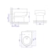Kit Completo Vaso Sanitário Convencional Assento E Acessórios Carrara Branco Deca - e581b97a-6d49-4227-b619-dcd84f5ea94b