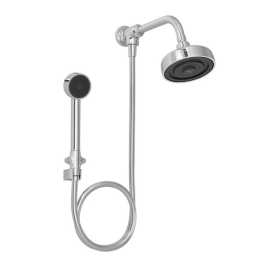 Kit De Chuveiro De Parede Com Desviador E Ducha Manual Acqua Plus Cromado Deca - Imagem principal - 7a2cb971-5de1-4fbf-8ee8-bc944e005223