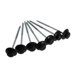 Kit De Fixação Prego Fácil Com 18 Unidades Preto Onduline