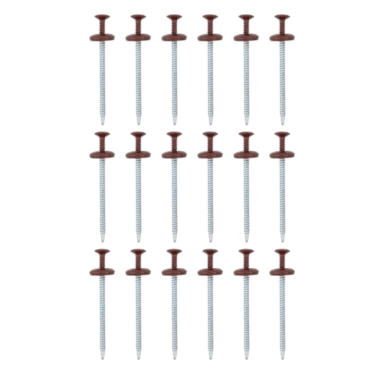 Kit de Parafuso Speedfix Com 18 Unidades Vermelho E Marrom Onduline - Imagem principal - 50c804dd-c5c7-429e-bf1c-c569a55abed0