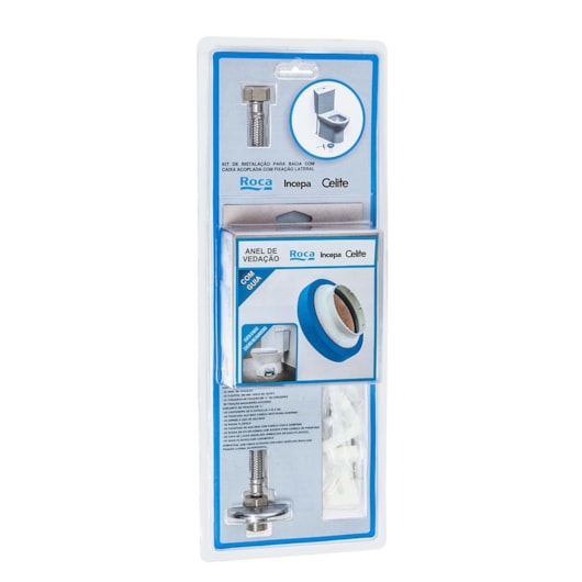 Kit Instalação Para Vaso Sanitário Com Caixa Fixação Vertical Roca - Imagem principal - 668849cb-796f-4b05-8e07-7cffd778901b