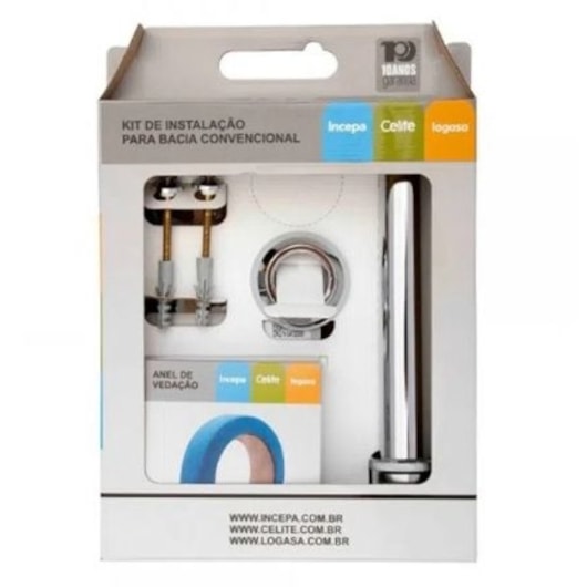 Kit Instalação Para Vaso Sanitário Convencional Roca - Imagem principal - 4b3a3d3b-4848-4be5-9ee8-69d334c18bba