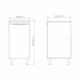 Kit Lavanderia Mini Com Balcão Chumbo 32 LItros Ghelplus 438x506 - 5d57daec-19ce-479a-8e27-b883906e7045
