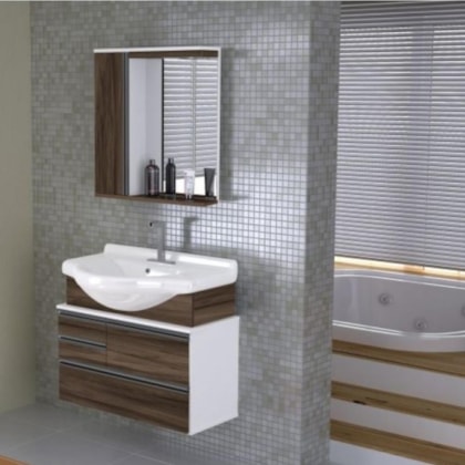 Kit Para Banheiro Firenze 83,5cm 574240 Castaine Rorato