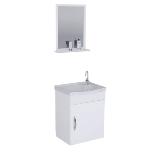 Kit Para Banheiro Siena 39cm Com 1 Porta 578202 Branco Rorato - Imagem principal - a4839786-1ae2-416f-bf9f-714b692f7ea7